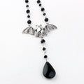 Gothic Fledermaus Halskette Damen Charm Schmuck