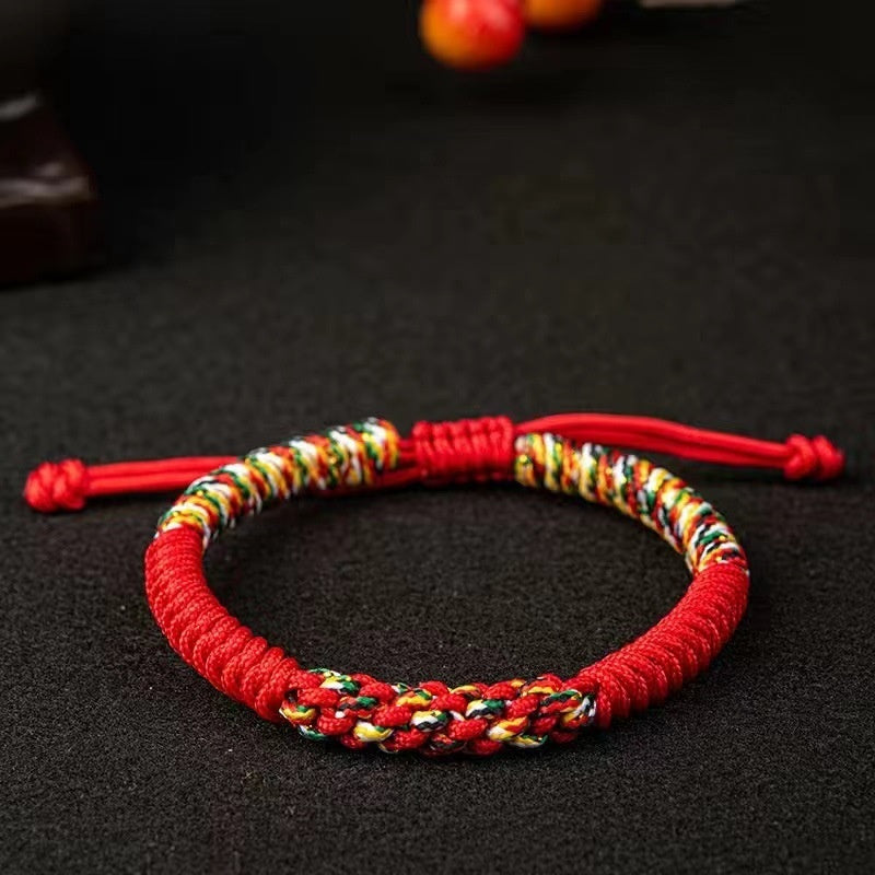 Dorje-Knot Ausziehbar Tierjahr Rotes Seil Armband