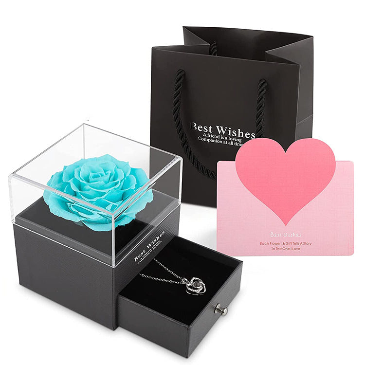 Ewige Rose Schmuckschatulle Acryl Geschenkbox