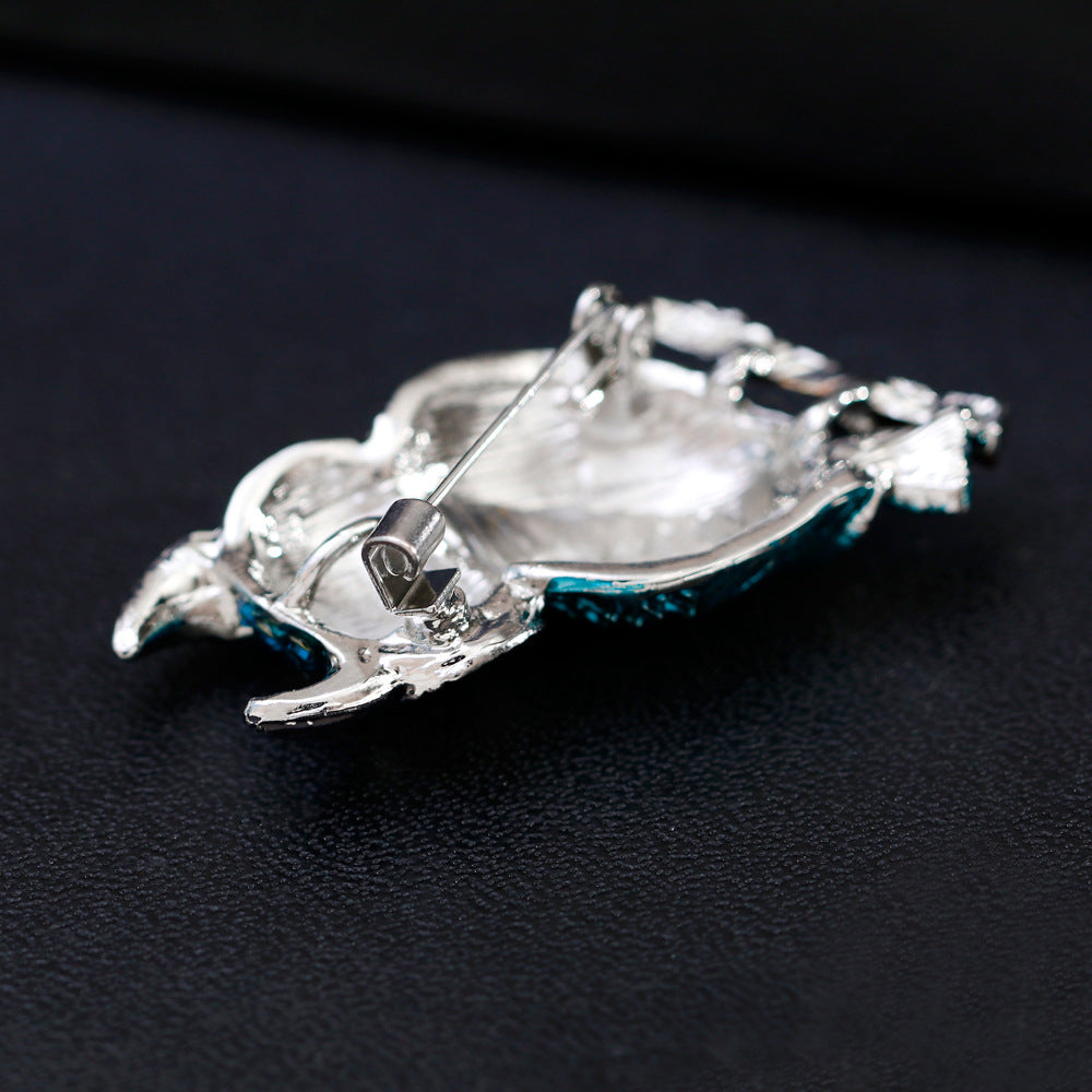 Broche Retro de Búho Gracioso y Lindo para Señora