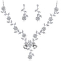 Set Voll Diamant Halskette Anhänger Set