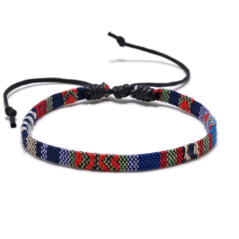 Rainbow Color Ethnic Style Bracelet Anklet Accessories