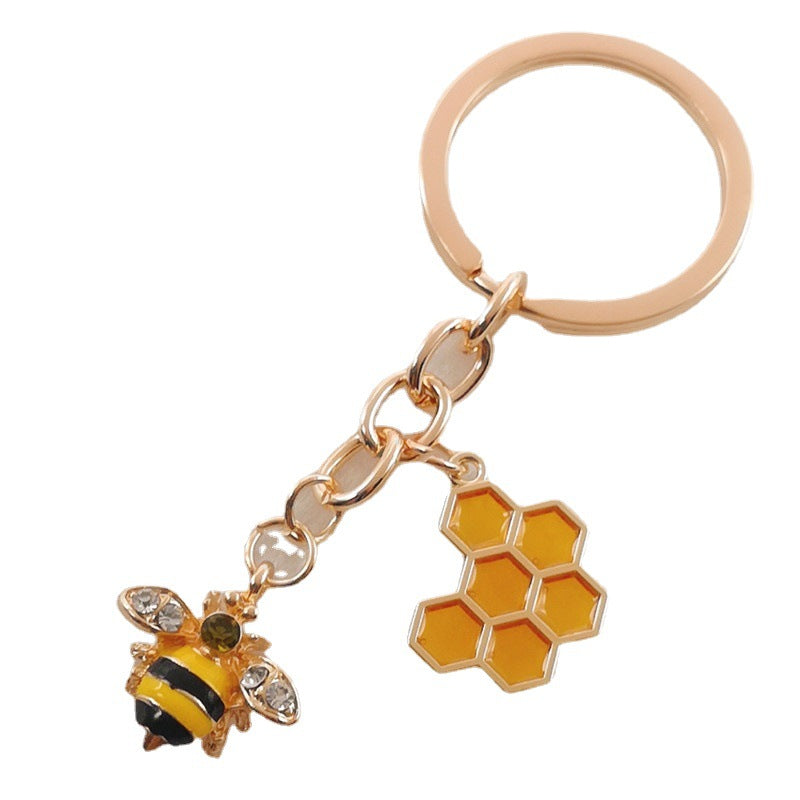 Lindo colgante de esmalte de insectos, geometría de moda