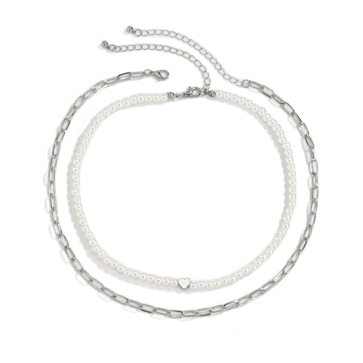 Geometrische hohle Kette Schlüsselbeinkette