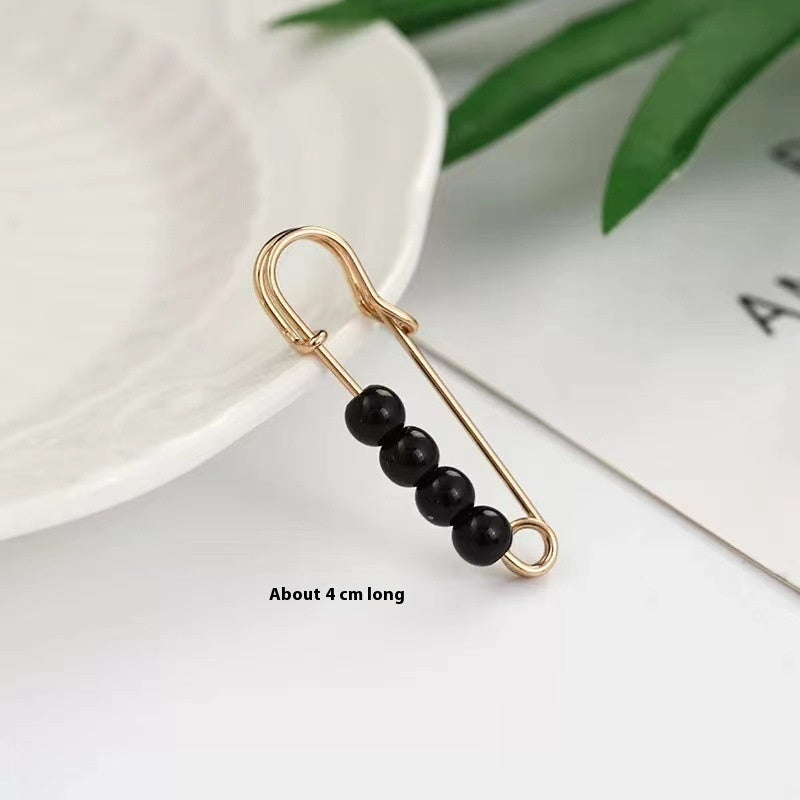 Fixed Waist Women's Pants Brooch Accessory