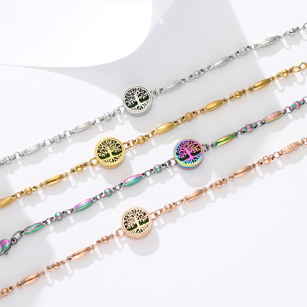 Aromatherapie-Armband hohler Glücksbaum Yoga