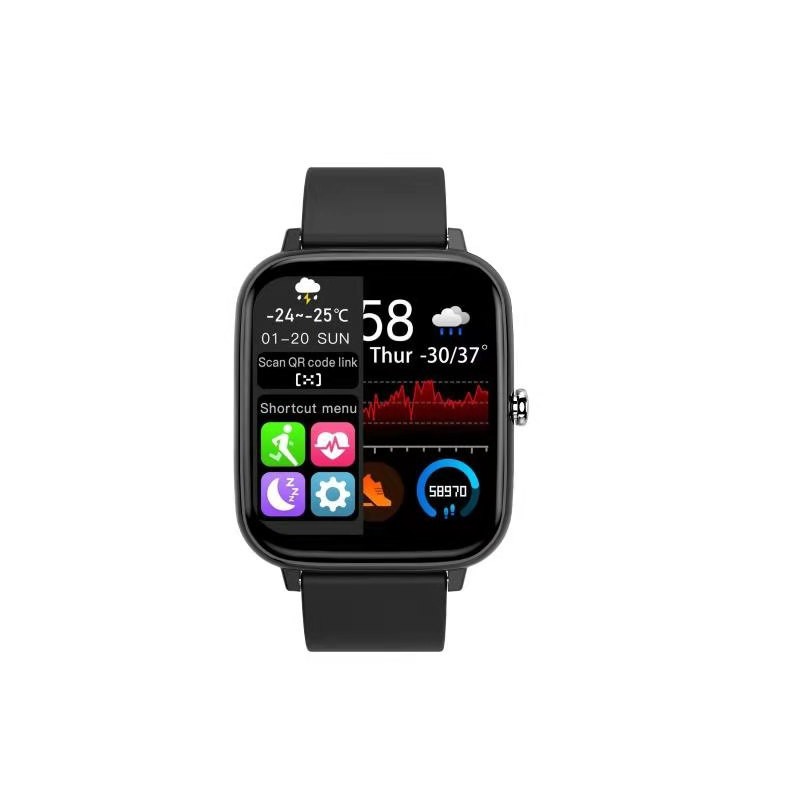 Smartwatch Bluetooth Anrufe Musikwiedergabe Vollbild-Touch-Modus