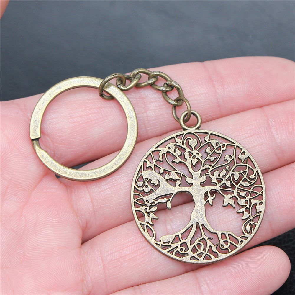 Colgante de árbol de la vida vintage de joyería