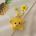 Collar con colgante de girasol tejido a mano, lindo