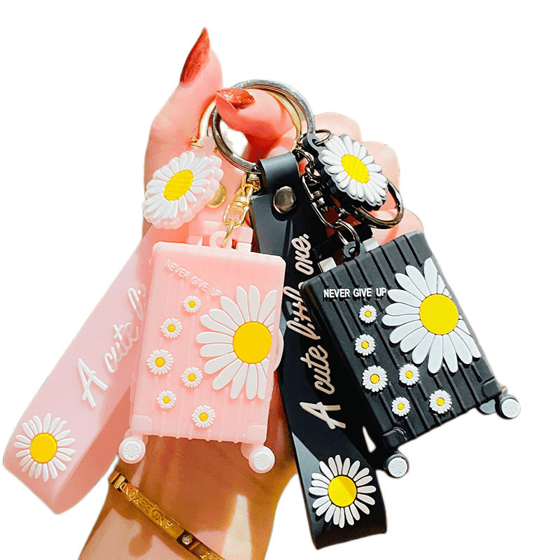 Home Fashion Simple Suitcase Shape Keychain
