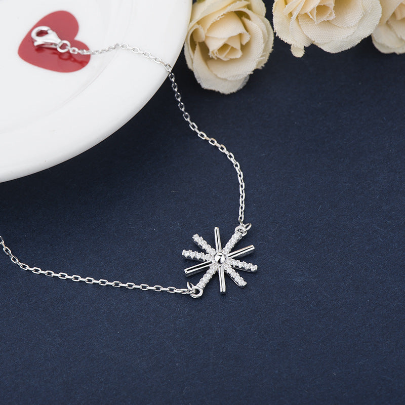 SONNENBLUMEN-Armband Retro Minorität Schneeflocke