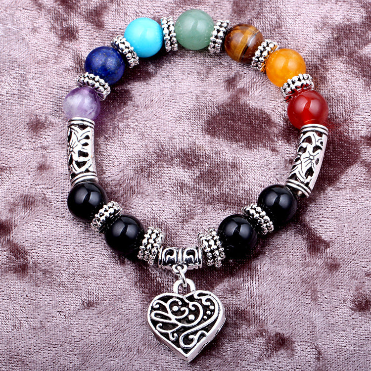 Pulsera Energética de Yoga de Siete Chakras