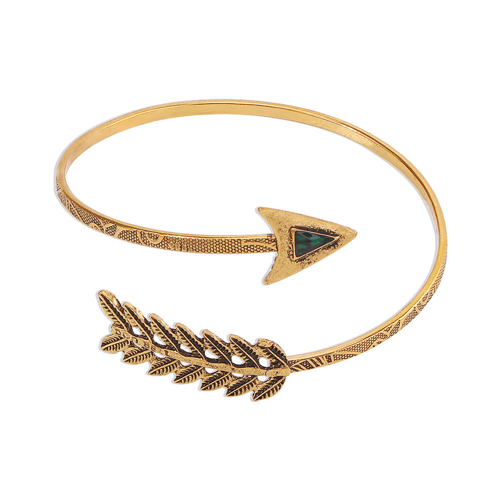 Joyería de moda de tendencia europea y americana brazalete con flecha de Cupido