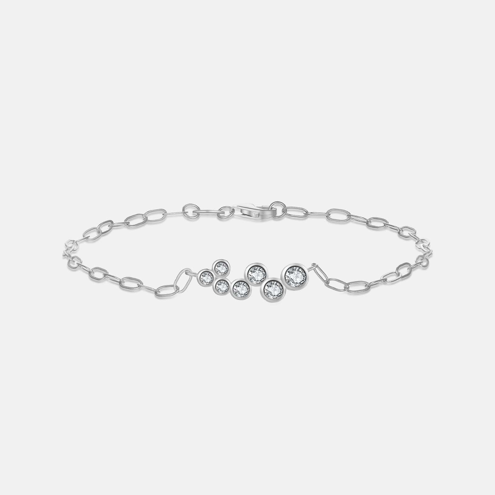 Retro Diamonds Necklace Bracelet For Women