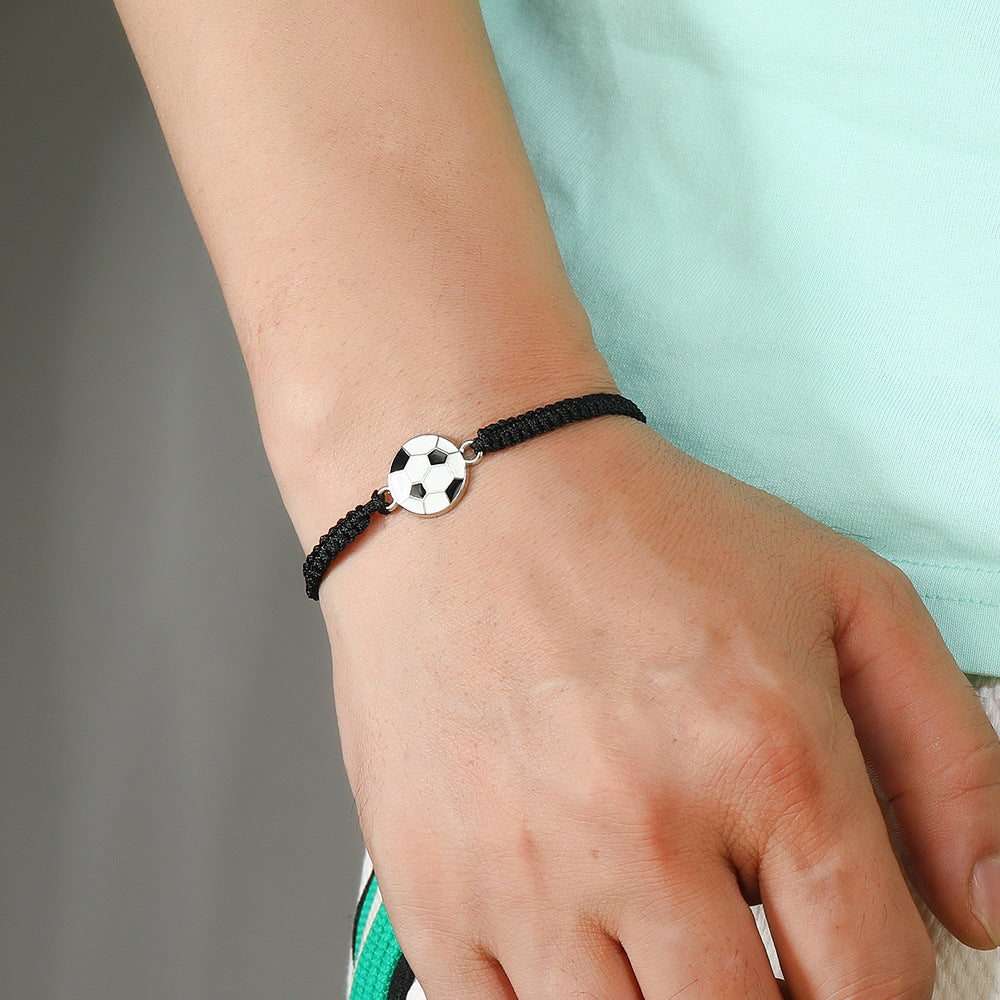 Pulseras Deportivas Trenzadas, Accesorios Deportivos Ajustables, Joyería de Béisbol, Voleibol, Baloncesto, Fútbol Americano y Soccer Para Aficionados, Ideales Para Regalos de Cumpleaños o Halloween