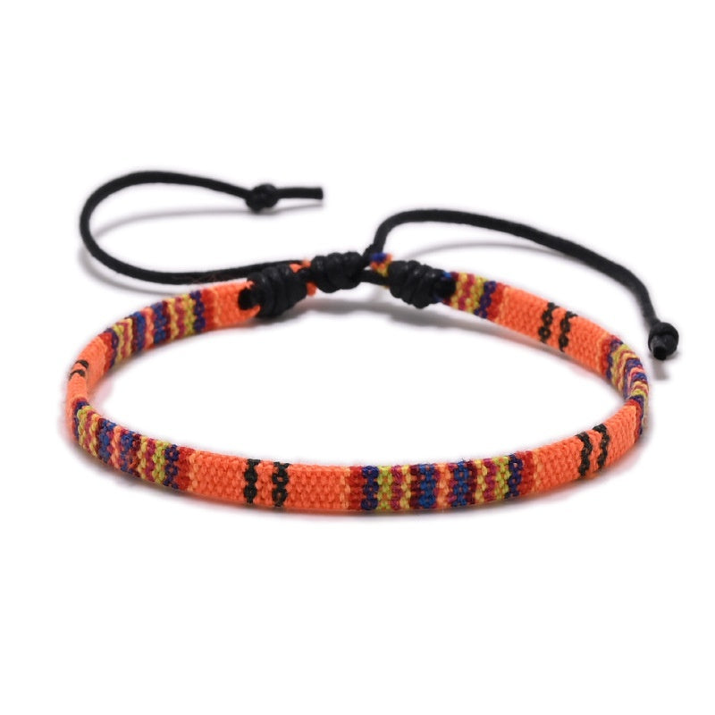 Rainbow Color Ethnic Style Bracelet Anklet Accessories