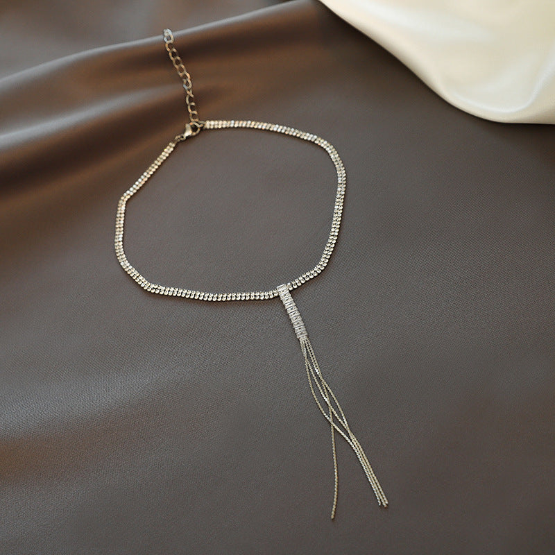 New Fashion Trending Cold Style Personalized Bow Sweet Geometry Necklace