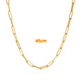 Clip Dicke Kette Halskette Unisex Halskette Schlüsselbeinkette