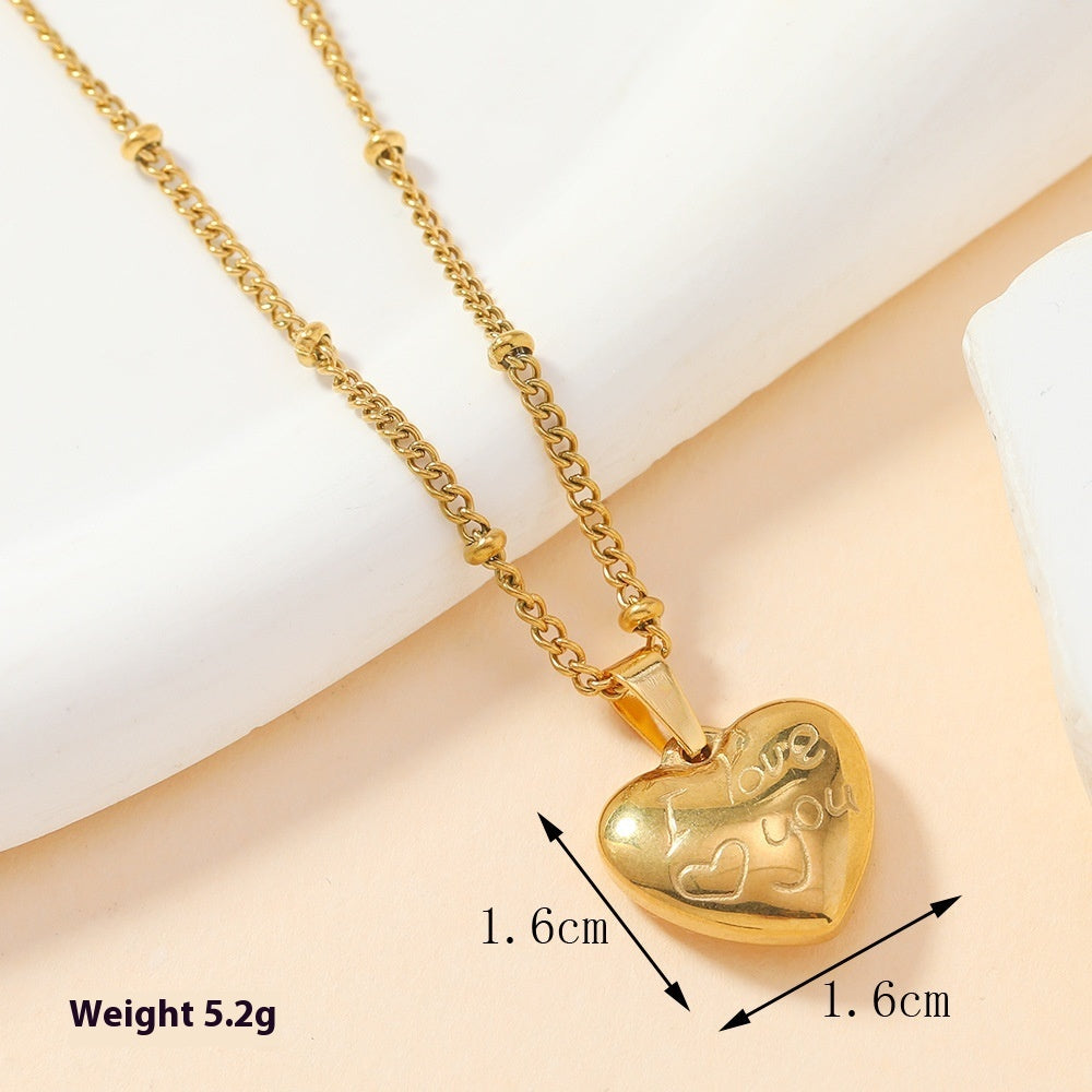 Einzelanhänger Edelstahlguss Ornament Mode Liebe Frauen