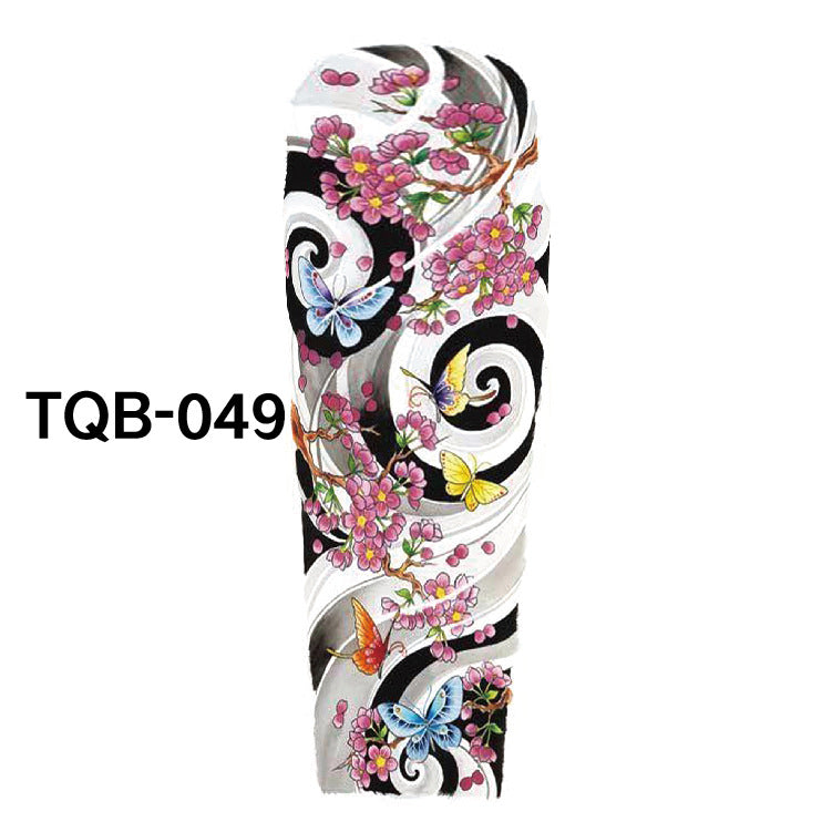 Pegatina de tatuaje impermeable de brazo completo
