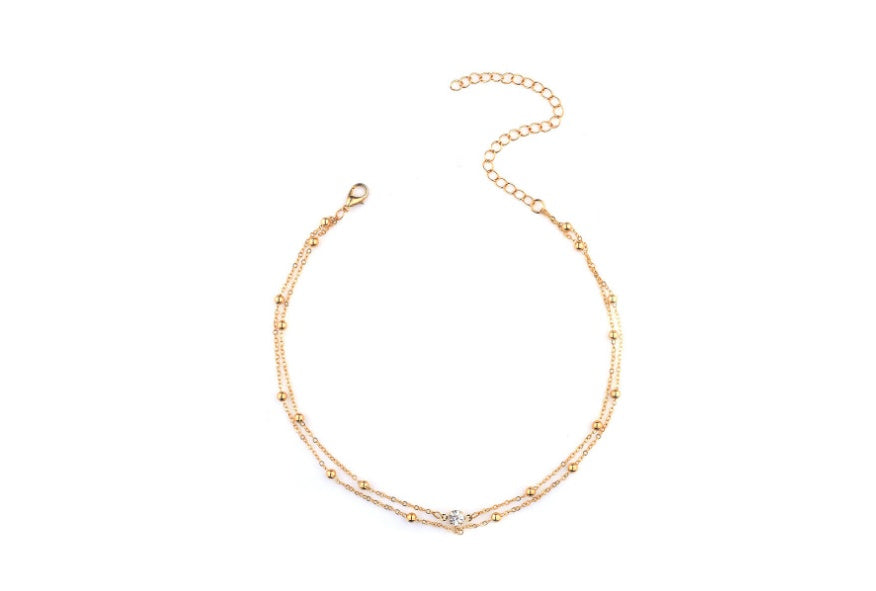 Europa und Amerika Sexy übertriebene Strand lässige Körperkleidung Kette Accessoires Diamant Anhänger Quaste Halskette Brustkette