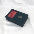 Exquisites Pärchen-Ring-Halskette-Ohrstecker-Schmuckset Geschenkbox