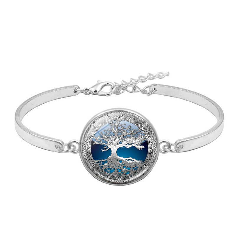 Baum des Lebens Zeit Edelstein Armband