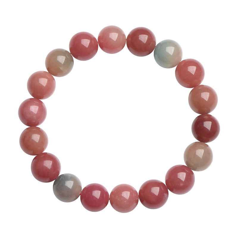 Crystal Natural Milkshake Tourmaline Jade Bracelet