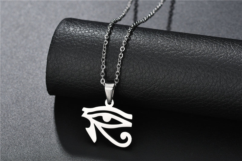 Men and women's collarbone stainless steel chain necklace
