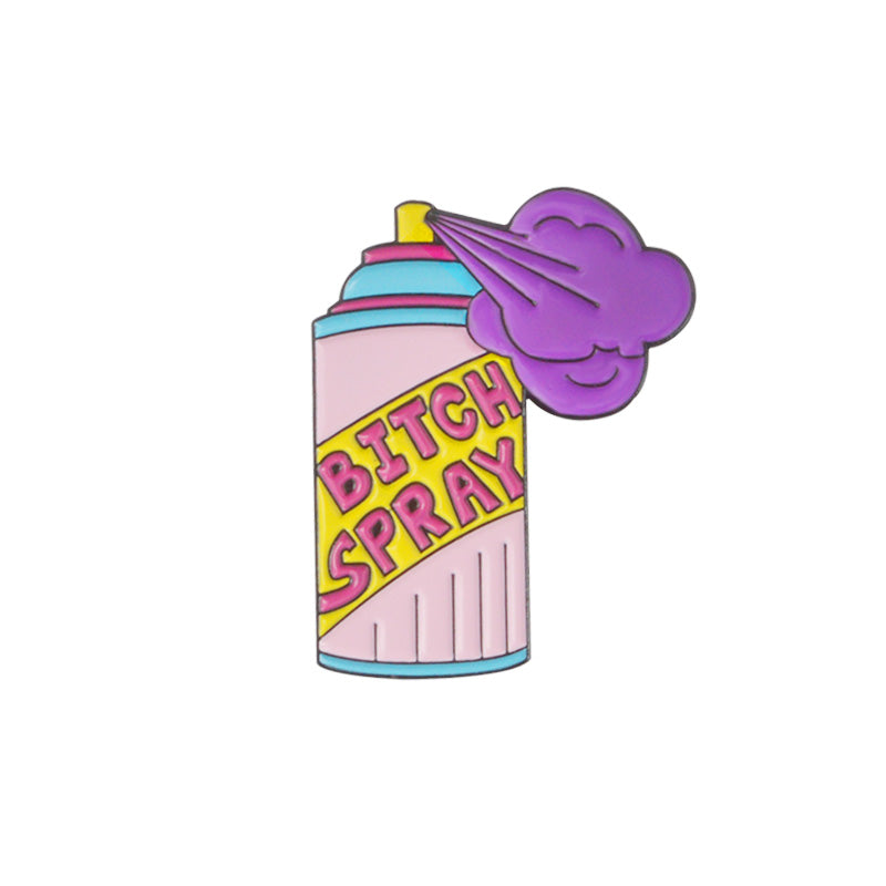 Broche con diseño de gota de aerosol