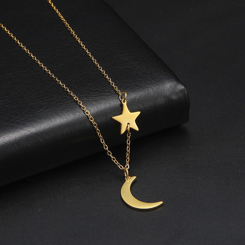 Stainless Steel Women's Cute Pendant Necklace