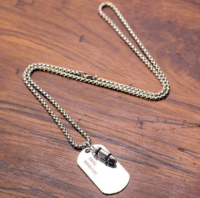 Hiphop pendant titanium steel chain pendant for men and women