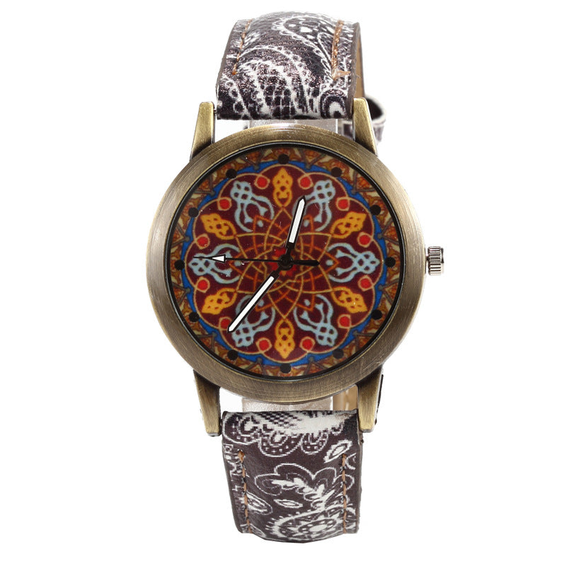Reloj de cuarzo Caleidoscopio de moda creativa