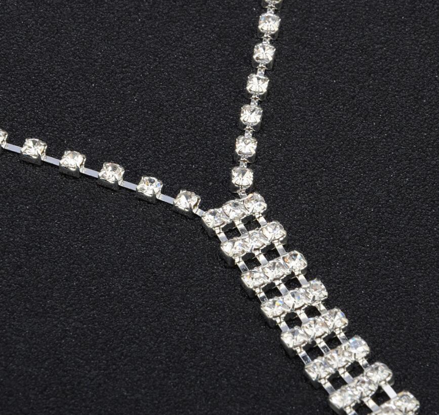 Tobillera de verano sexy para mujer, pulsera con diamantes de imitación, cadena para la pierna, sandalias de playa, tobillera de cristal bohemia, cadena para el pie