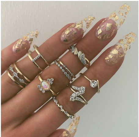 Diamantbesetzter Ring
