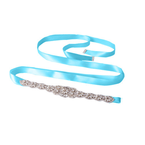 Braut-Hochzeitsgürtel mit Strass-Dekoration