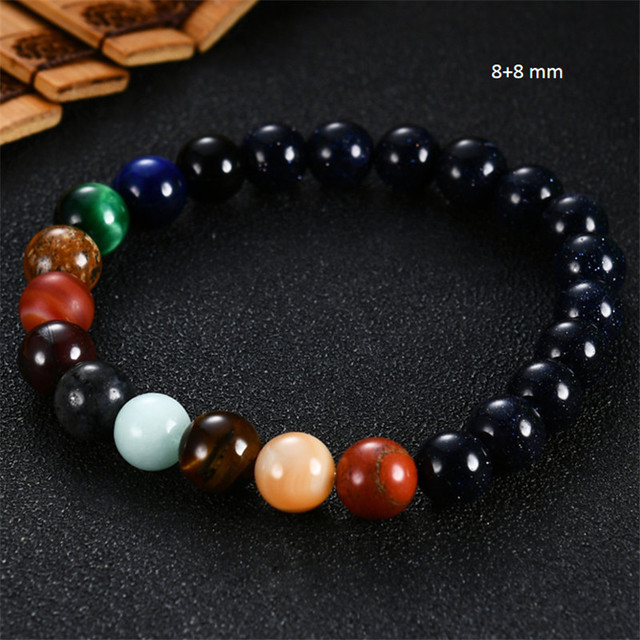 Pulsera de planetas del sistema solar para hombre