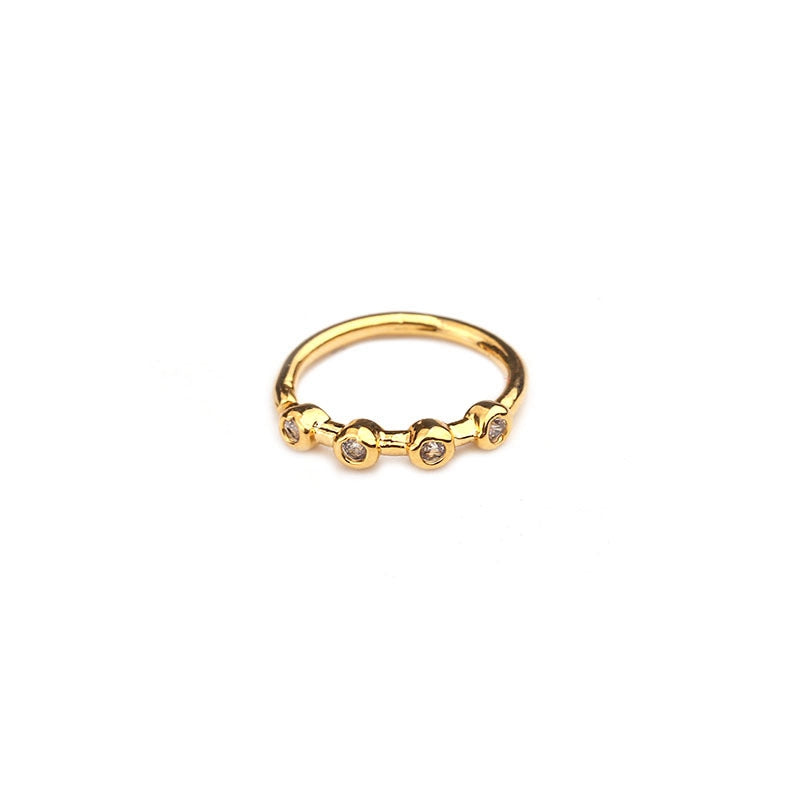 Nose Piercing Body Jewelry Ring Tiny Flower Helix