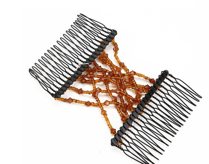 Peineta variada para el cabello, cable para peinar el cabello, peineta mágica con cuentas para el cabello, peineta al por mayor