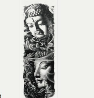 Pegatina de tatuaje impermeable para brazo completo
