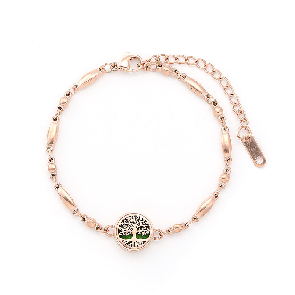 Aromatherapie-Armband hohler Glücksbaum Yoga