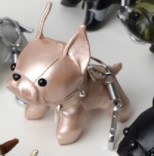 Llavero de bulldog francés