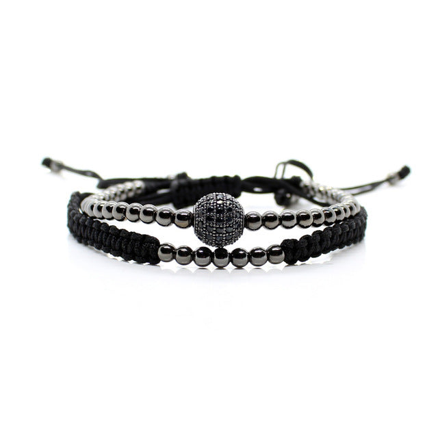 Pulseras de tobillo para hombre con colgantes de plata
