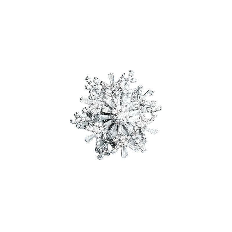Anillo giratorio con temperamento de copo de nieve rotatorio