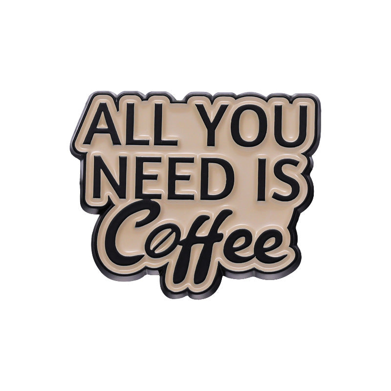 Kaffeetasse Englisches Buchstabenform Golden M Abzeichen