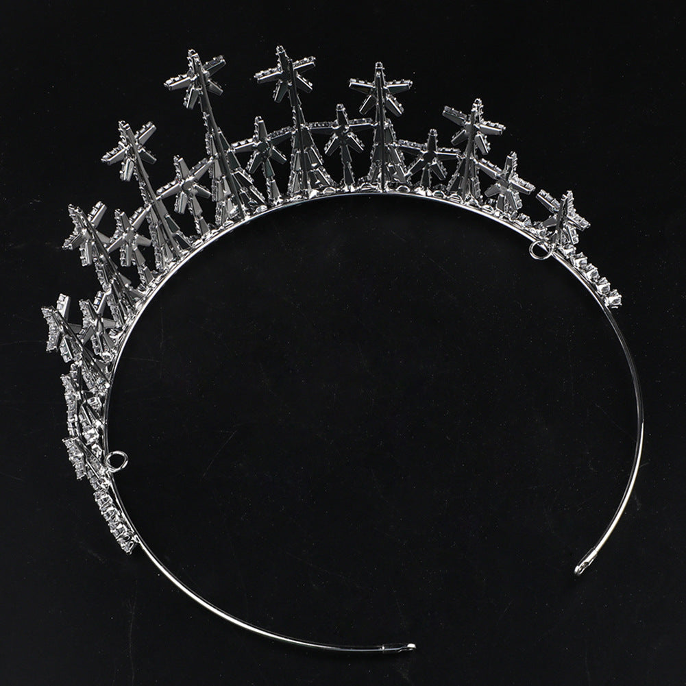Zirkon Haarreif Formelle Kleider Accessoires Brautkrone