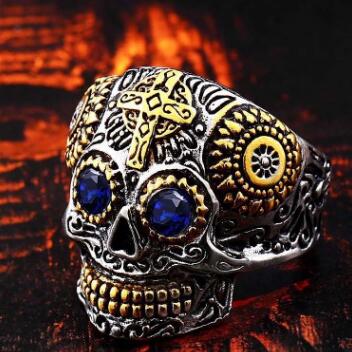 Totenkopfring Schmuck Fashion Ring