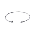 S925 Silberarmband Damen Koreanischer Stil Süß Einfacher Strass Fünfzackiger Stern