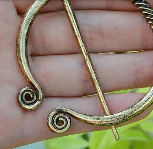 Wikingerbrosche Cowboy-Anstecker Gürtelschnalle Kragenbeutel-Zubehör