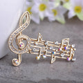 Nuevo broche de instrumento musical